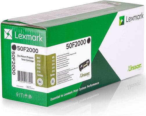Toner Lexmark 50F2000 nero