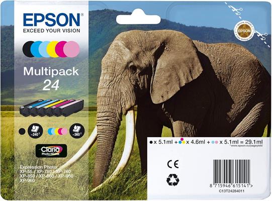 Multipack Epson 24 6 cartucce