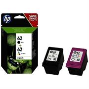 N9J71AE cartucce HP 62 combo pack nero+colori
