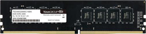 Memoria Team Group DDR4 Elite 8 GB PC2666 MHZ (1X8)