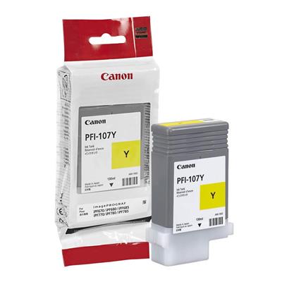 Cartuccia Canon PFI-107Y giallo 130ml