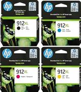 HP 912XL Nero,Ciano,Giallo e Magenta confezione 4 cartucce