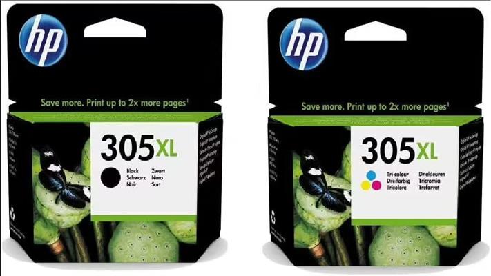 HP Cartucce 305XL nero+colore 3YM62AE+3YM63AE