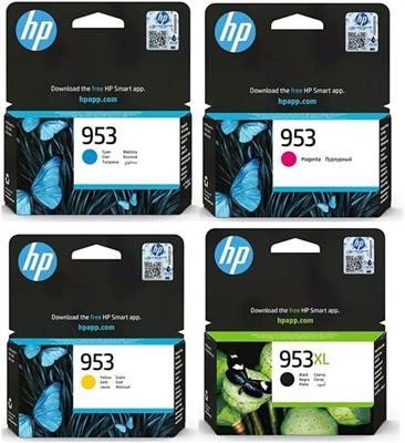 HP Set di cartucce 953XL nero e 953 multicolori STD C/M/Y