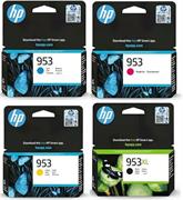 Cartucce HP 953XL nero e 953 STD giallo/magenta/ciano