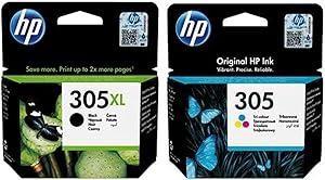 Cartucce HP 305xl nero + 305 standard colori