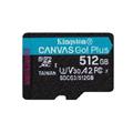 Kingston  TRANS FLASH 512 GB CANVAS GO PLUS CLASS 10 (SENZA