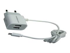 Alimentatore 2.1 A 3 connettori di uscita Micro-USB Tipo B