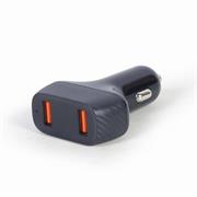 CARICATORE DA AUTO RAPIDO PER SMARTPHONE/TABLET USB QUICK CH