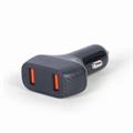 CARICATORE DA AUTO RAPIDO PER SMARTPHONE/TABLET USB QUICK CH