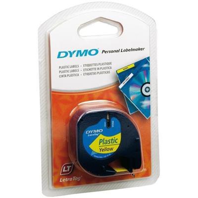 Nastro DYMO LT in plastica 12mmx4mt - Giallo