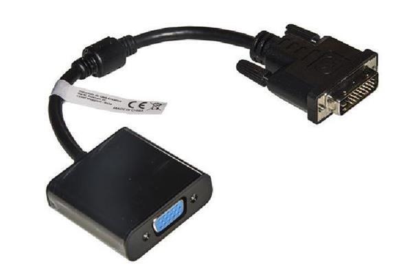 ADATTATORE ATTIVO VIDEO DVI-D 24+1 MASCHIO/VGA 15POLI FEMMIN