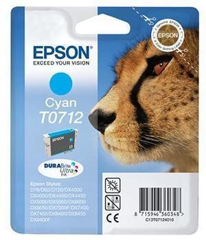 Cartuccia Epson T0712 - ghepardo - inkjet - ciano