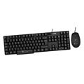 TECHMADE KIT TASTIERA+MOUSE USB BLACK KB828+M102