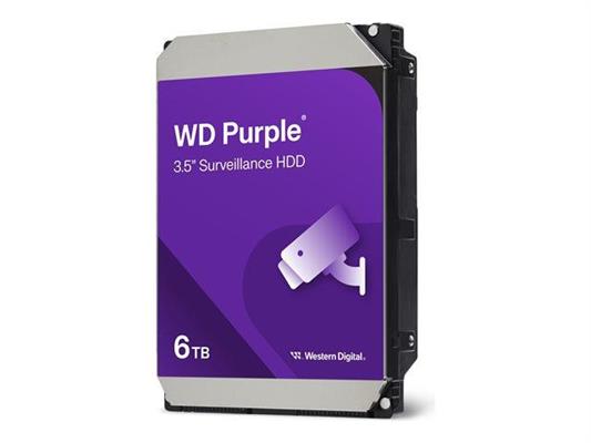 HDD WD Purple 6 TB sorveglianza 3.5 SATA Garanzia 3 anni